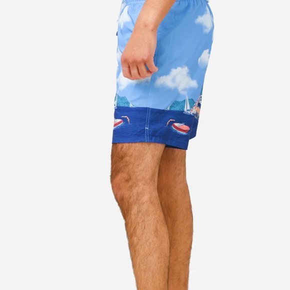 Peter Millar Seaside Men's Road to Riviera Swim Trunk Size XXL - Picture 3 of 7